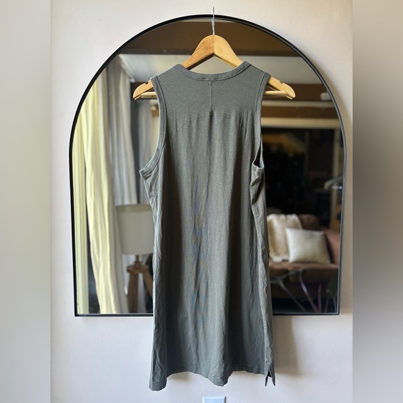 LULULEMON | cotton blend dress in dusty sage| size 6-8 - Picture 5 of 5